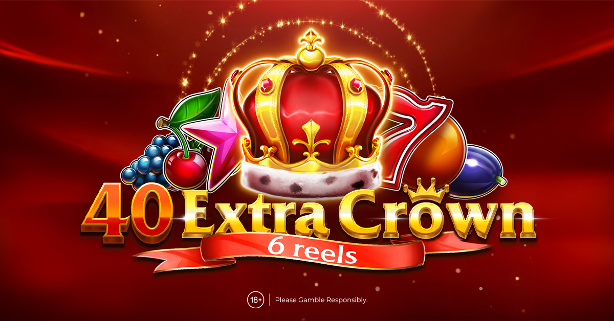 amusnet-releases-its-latest-slot-game,-40-extra-crown-6-reels