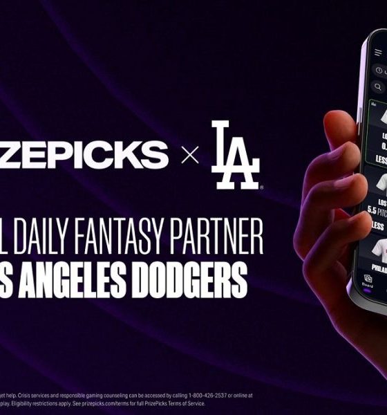 prizepicks-named-official-daily-fantasy-sports-partner-of-los-angeles-dodgers