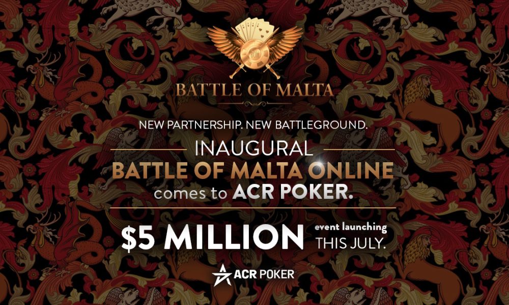 acr-poker-announces-schedule-for-first-ever-battle-of-malta-online-series-awarding-$5-million-gtd-prize-pool