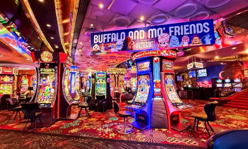 plaza-hotel-&-casino-partners-with-aristocrat-gaming-debuts-downtown’s-first-buffalo-&-mo’-friends-slot-area-ribbon-cutting-event-and-launch-of-player-promotion:-thursday,-sept-4,-11-a.m